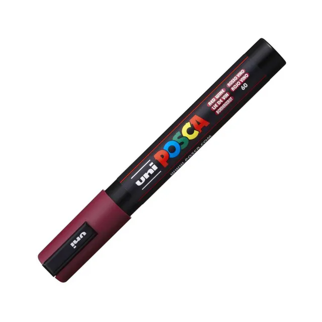 Marker PC-5M, 1,8-2,5mm, veinipunane, UNI POSCA, 1 tk