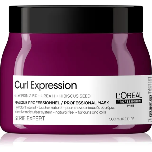 L’Oréal Professionnel Serie Expert Curl Expression Intensiivselt niisutav mask lainelistele ja lokkis juustele 500 ml