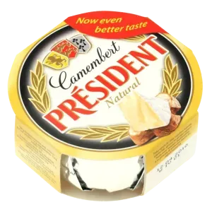 Camembert valgehallitusjuust, PRESIDENT, 120 g