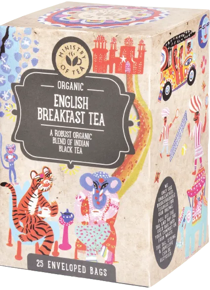 Must tee English Breakfast Tea, ökoloogiline