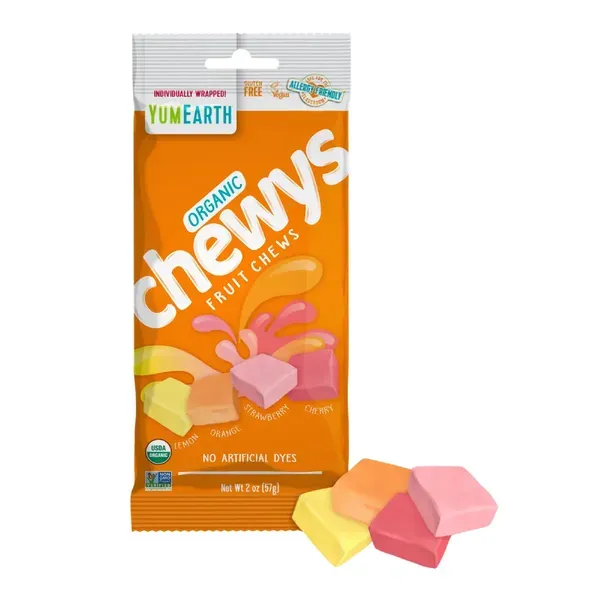 Kommid puuviljamaitselised näritavad CHEWYS
