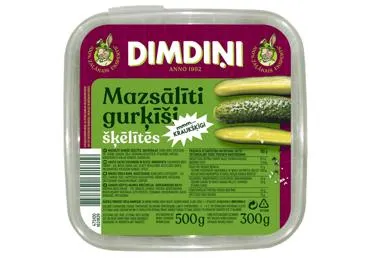 Värsked soolakurgi viilud 500g Dimdini