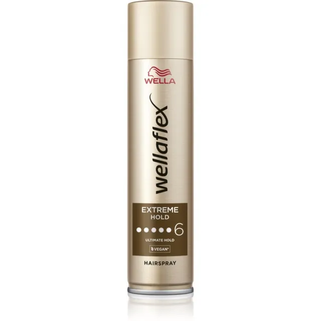 Wella Wellaflex Extreme Hold Eriti tugevalt fikseeriv juukselakk loomuliku hoidvuse jaoks 250 ml