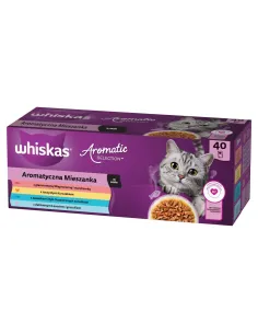 Whiskas kassikonserv kastmes erinevad maitsed 40x85g