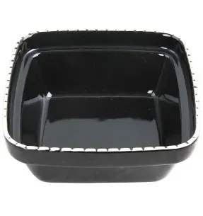 Kauss keraamiline, kandiline, must, Verona Ceramic Bowl (Pawise)