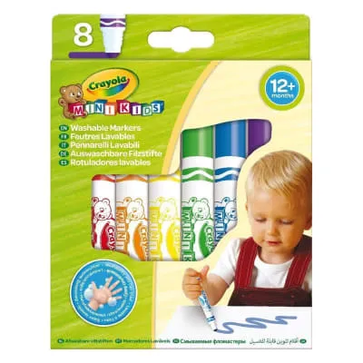 Markerid Mini Kids pestavad Crayola 8tk
