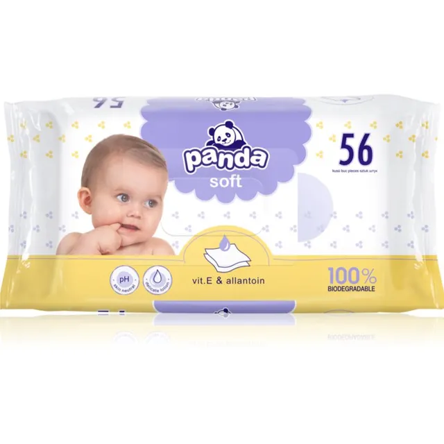 BELLA Baby Happy Panda Niisked salvrätikud lastele 56 tk