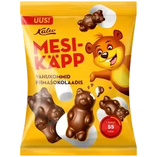 Mesikäpp vahukommid piimašokolaadis, KALEV, 115 g