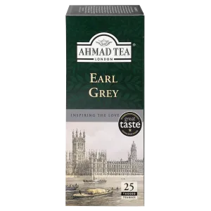 Must tee Earl Grey niidiga kotis 25pk, AHMAD, 50 g