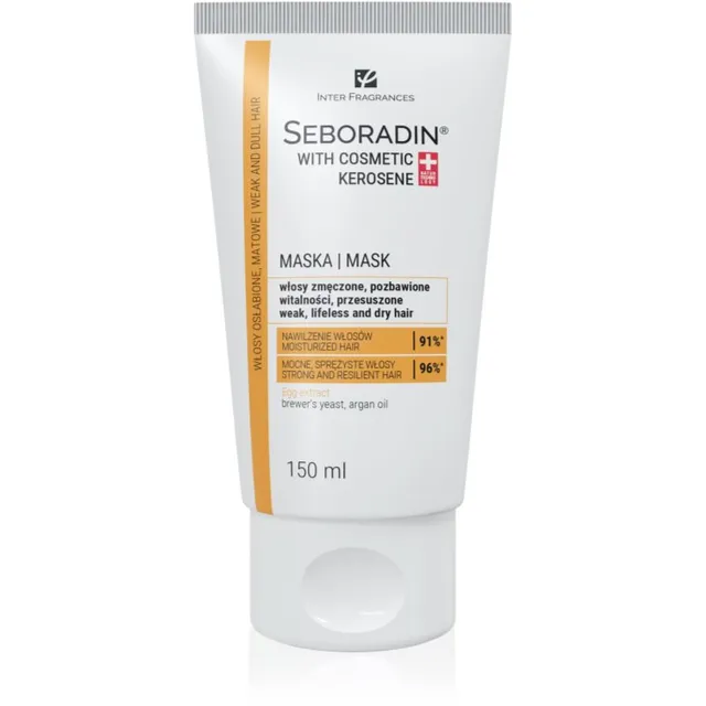 Seboradin With Cosmetic Kerosene Mask juuste tugevdamiseks ja sära andmiseks 150 ml