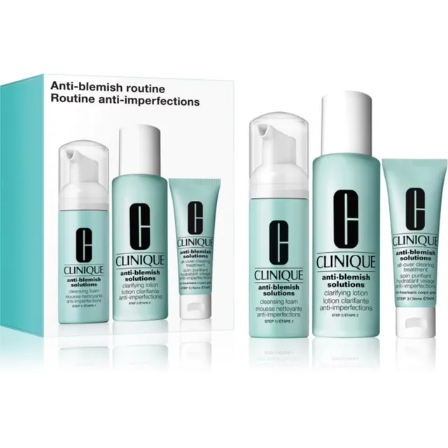 Clinique Anti-Blemish Solutions™ Routine Kinkekomplekt probleemsele nahale, akne vastu