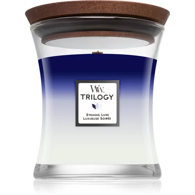 Woodwick Trilogy Evening Luxe lõhnaküünal 275 g