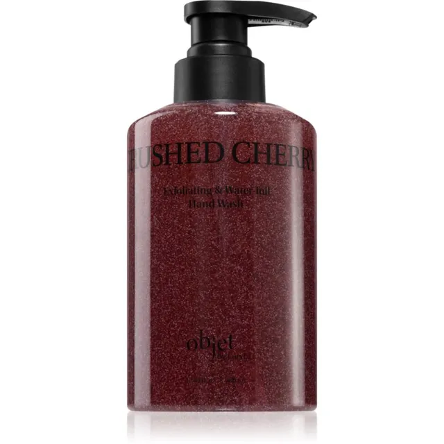 KUNDAL Objet Exfoliating & Waterfull Hand Wash Kooriv käteseep kätele lõhn Crushed Cherry 380 ml
