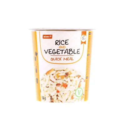Kiirtoit riisi ja köögiviljadega Rimi 55g