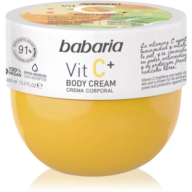 Babaria Vitamin C Niisutav kehakreem kõigile nahatüüpidele 400 ml