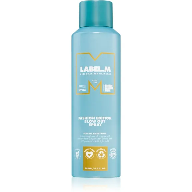 label.m Fashion Edition Juustele loomuliku elastsuse ja tiheduse andev föönitamispihusti 200 ml