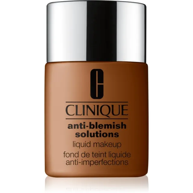 Clinique Anti-Blemish Solutions™ Liquid Makeup Väga hea katvusega jumestuskreem rasusele akne kalduvustega nahale varjund WN 122 CLOVE 30 ml