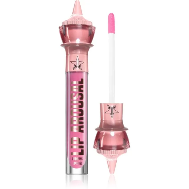 Jeffree Star Cosmetics Orgy 2 Lip Arousal Plumpin Lip Gloss Huuleläige suurendava efektiga varjund Pink Robe 4 ml