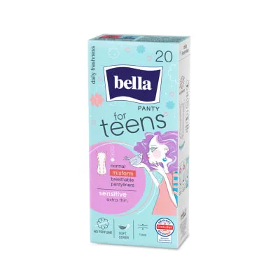 Hügieenisidemed Bella Teens Sensitive 20tk