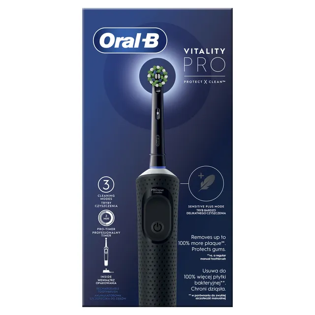 ORAL-B ELEKTRILINE HAMBAHARI VITALITY PRO BLACK