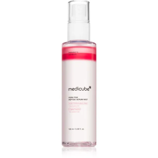 Medicube PDRN Pink Glutathione Serum Mist Kirgastav näoseerum pinguldava toimega pihustiga 100 ml