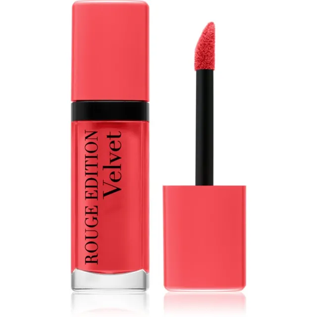 Bourjois Rouge Edition Velvet Vedel huulepulk mati efektiga varjund 04 Peach Club 7.7 ml
