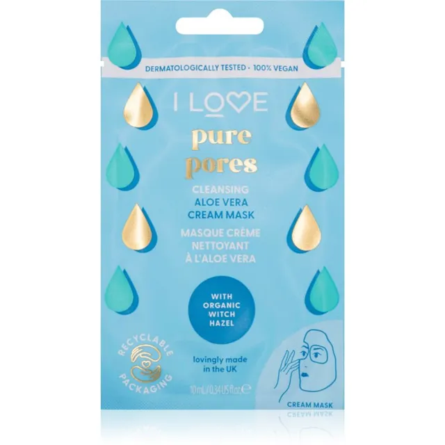 I Love Pure Pores Niisutav näomask 10 ml