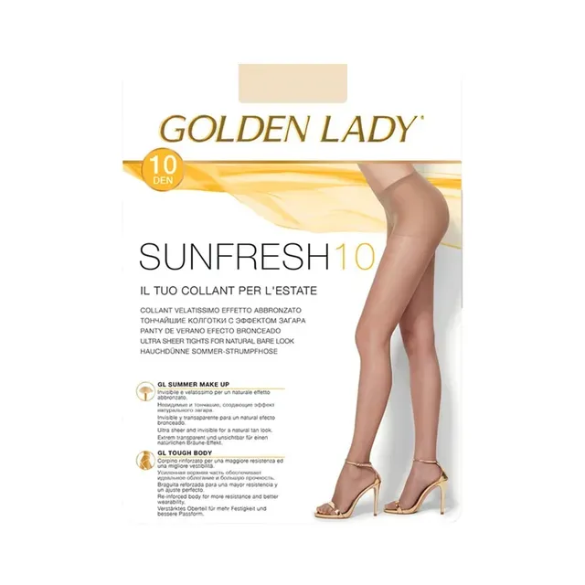 Naiste sukkpüksid Sunfresh 10den suurus M, värv nubia, GOLDEN LADY, 1 paar