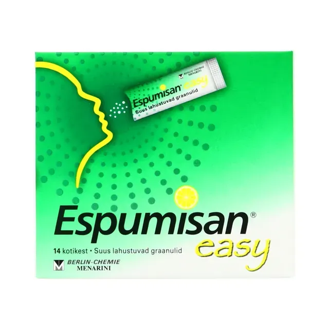 Easy suus lahust gran 125mg N14 /sidruni, ESPUMISAN, 28 g