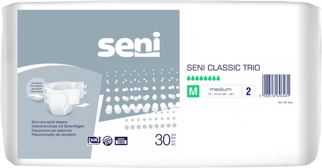 SENI CLASSIC TRIO PÜKSMÄHE M 2900ML N30