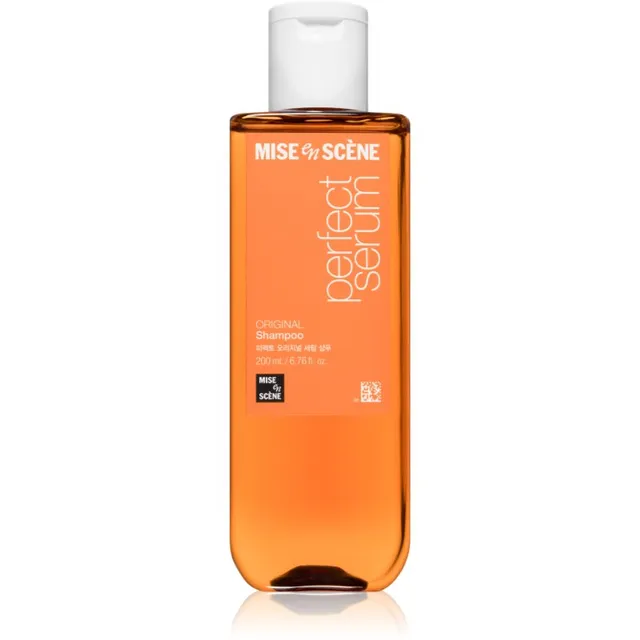 mise en scene Perfect Serum Original Shampoo Taastav šampoon säravate ja pehmete juuste jaoks 200 ml