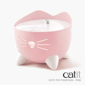 Catit Pixi joogivee purskkaev kassile roosa