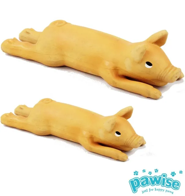 Lateksist mänguasi koerale, lamav siga Latex Pig (Pawise)