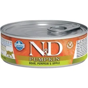 Farmina Pumpkin metssiga, kõrvits ja õun konserv kassidele 3x70g