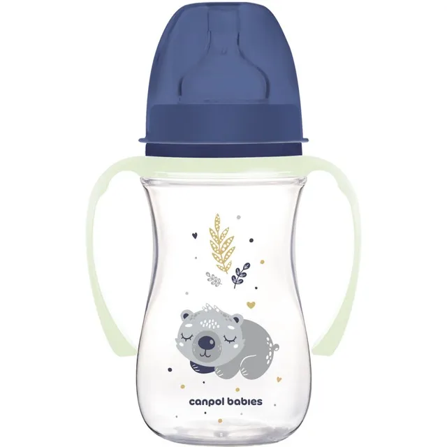 Canpol babies EasyStart Sleepy Koala 240 ml beebipudel 3 m+ Blue 1 tk