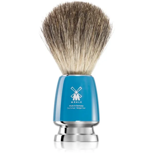 Mühle RYTMO Pure Badger Mägrakarvadest habemeajamispintsel Blue Resin 1 tk
