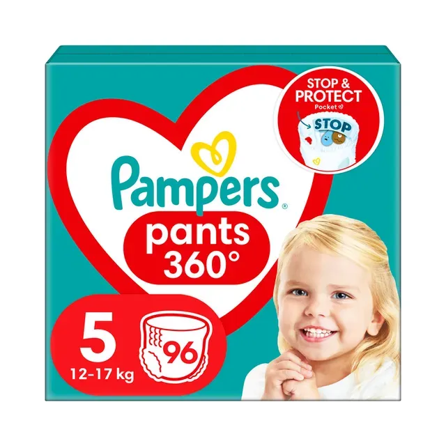 HULGI Püksmähkmed Mega Pack S5, PAMPERS, 12-17 kg/96 tk