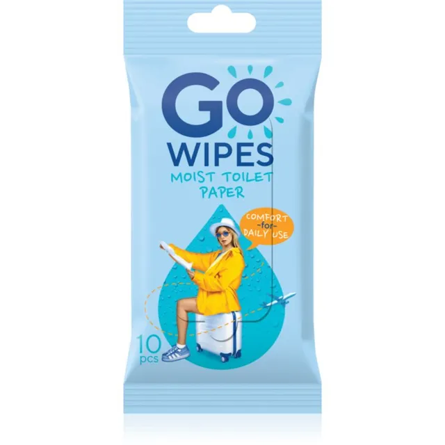 GoWipes Comfort niisutatud tualettpaber 10 tk