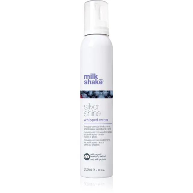 milk_shake® Silver Shine Whipped Cream Vahupalsam kollaste toonide neutraliseerimiseks 200 ml