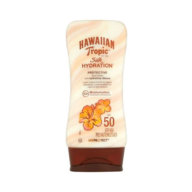 Päevitusemulsioon Silk Hydration SPF 50, HAWAIIAN TROPIC, 180 ml