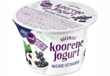 Koorene mustasõstra jogurt, FARMI, 200 g