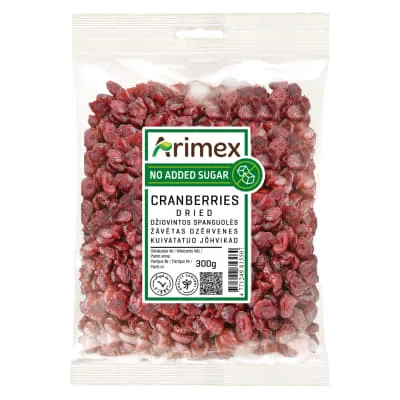 Jõhvikad kuivatatud Arimex 300g