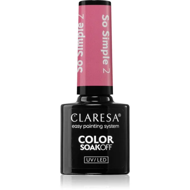 Claresa SoakOff UV/LED Color So Simple Geelküünelakk varjund 2 5 g