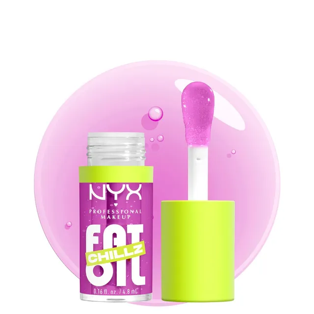 NYX Fat Oil Chillz Cooling Lip Oil No.16 Strawberry Slush 4.8ml
