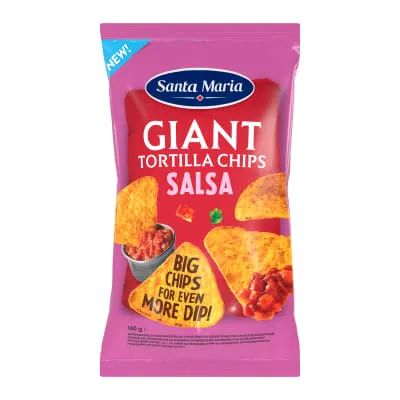 Maisikrõpsud salsa Santa Maria Giant 160g