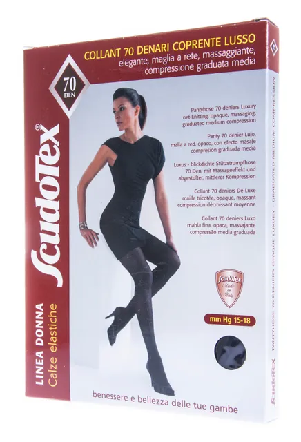 SCUDOTEX SUKKPÜKSID MIKROFIIBER 70DEN T3 NERO
