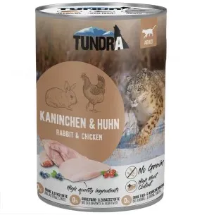 TUNDRA kassikonserv, jänese- ja kanalihaga, teraviljavaba