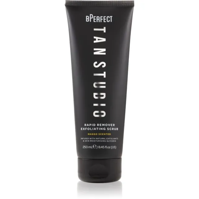 BPerfect Tan Studio Rapid Remover Exfoliating Scrub Kooriv geel 250 ml