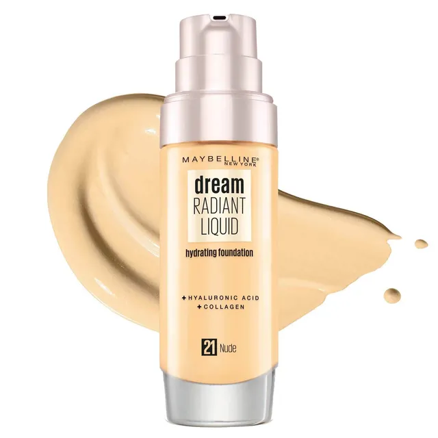 MAYBELLINE Dream Radiant Liquid Hydrating Foundation No.21 Nude 30ml