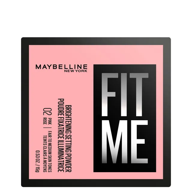 MAYBELLINE Fit Me Loose Brightening Setting Powder No.02 Pink 15g